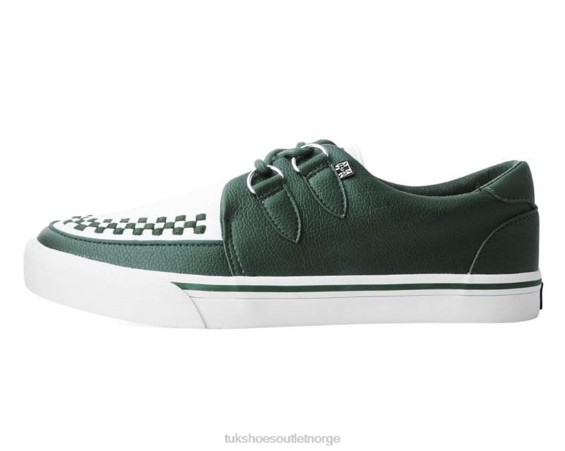 T.U.K. Footwear 2-rings creeper sneaker mørk sedertre/hvit fottøy kvinner 246X257