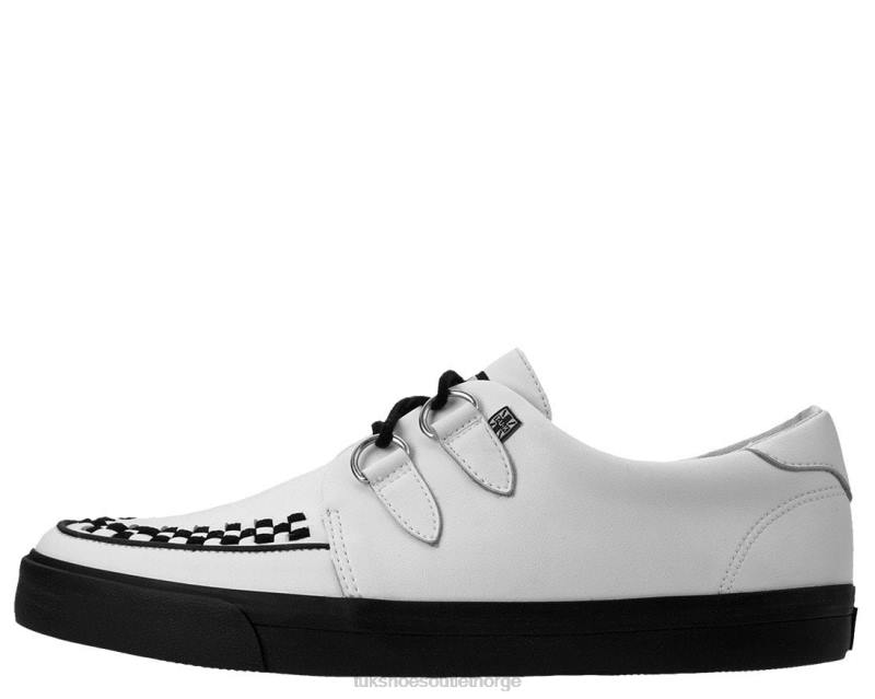 T.U.K. Footwear D-ring sneaker i skinn hvit fottøy kvinner 246X254