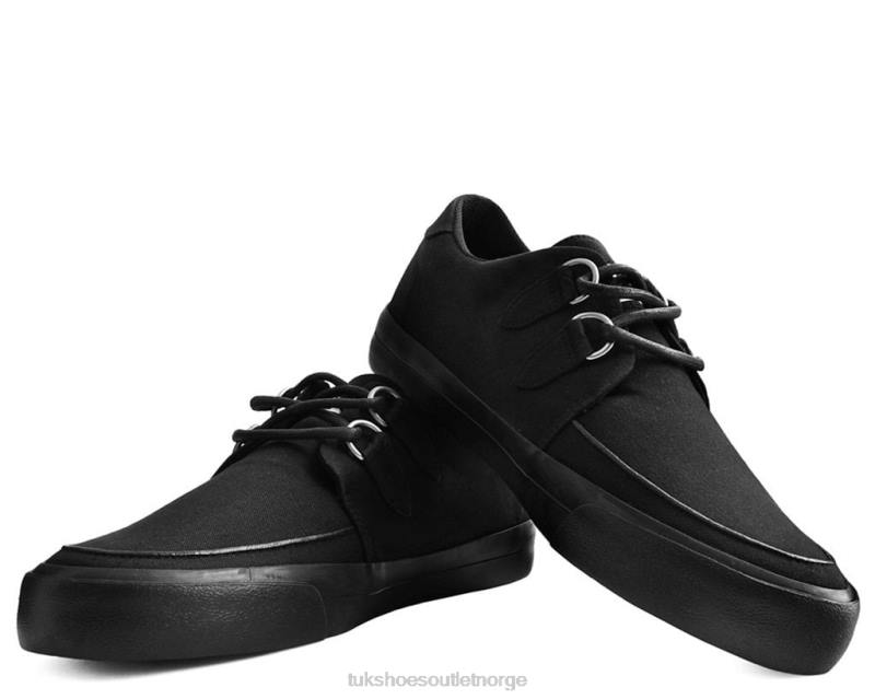 T.U.K. Footwear grunnleggende twill d-ring joggesko svart fottøy kvinner 246X268