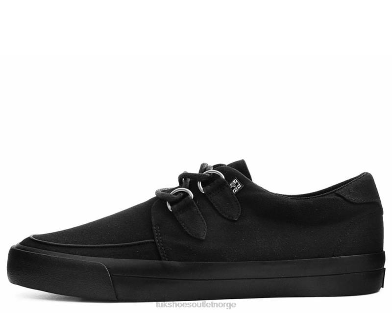 T.U.K. Footwear grunnleggende twill d-ring joggesko svart fottøy kvinner 246X268