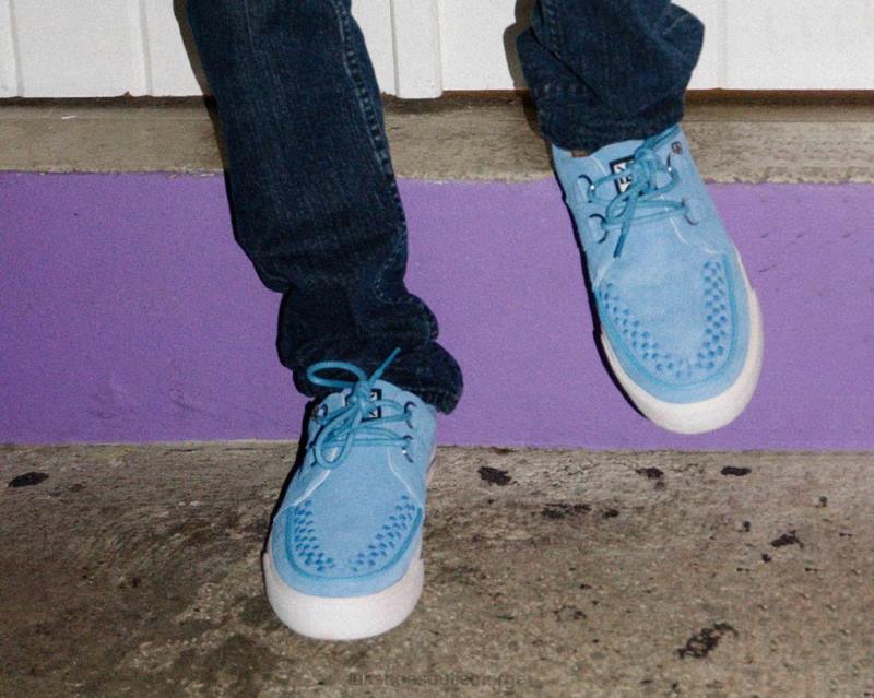 T.U.K. Footwear semsket d-ring interlace sneaker rolig blå fottøy kvinner 246X238