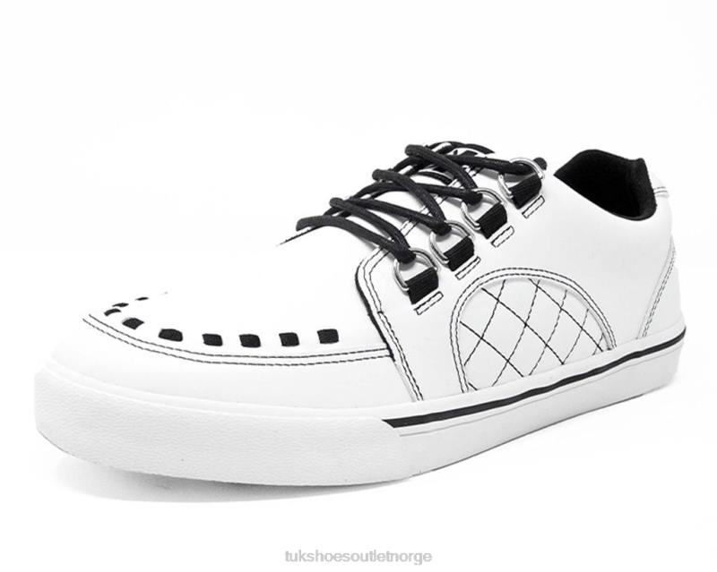 T.U.K. Footwear vattert interlace-sko hvit fottøy kvinner 246X271