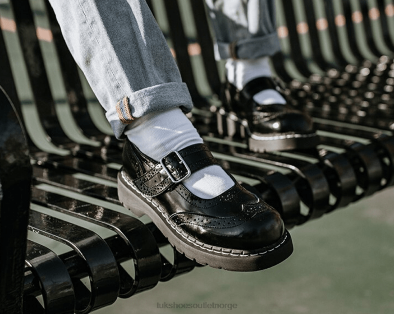 T.U.K. Footwear brogue mary jane svart fottøy kvinner 246X131
