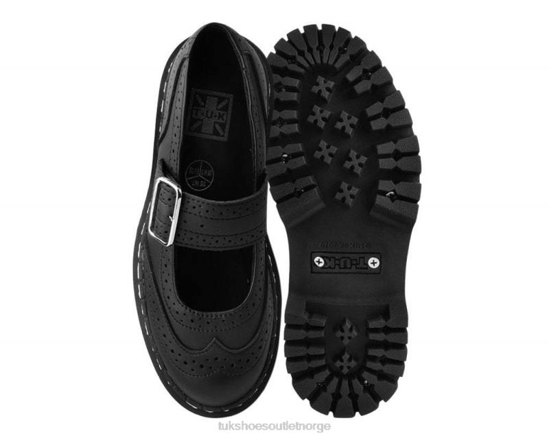 T.U.K. Footwear dobbeltdekker Mary Jane svart fottøy kvinner 246X151