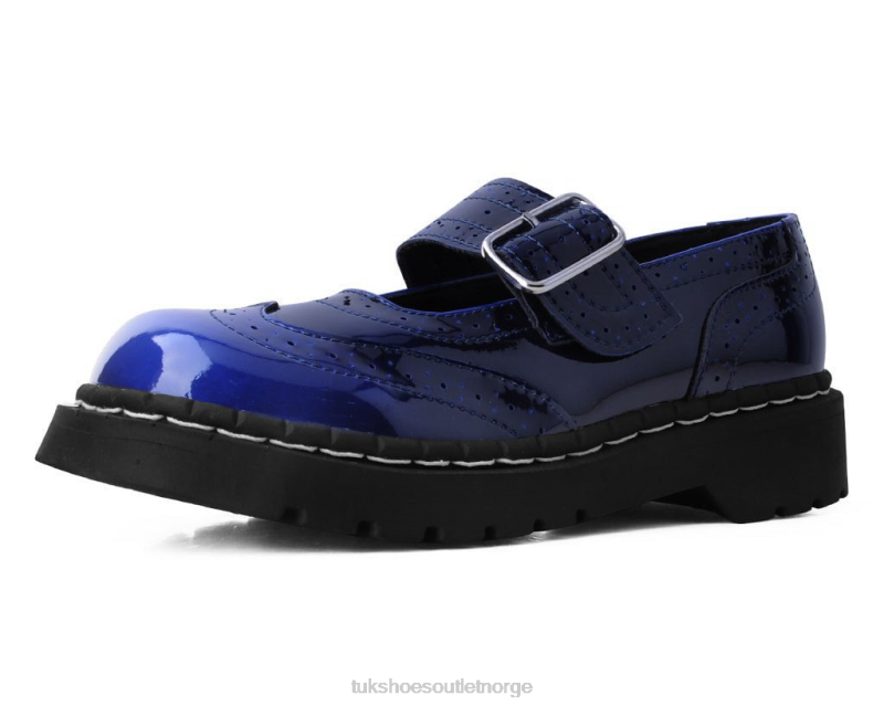 T.U.K. Footwear gradient brogue mary jane blå fottøy kvinner 246X177