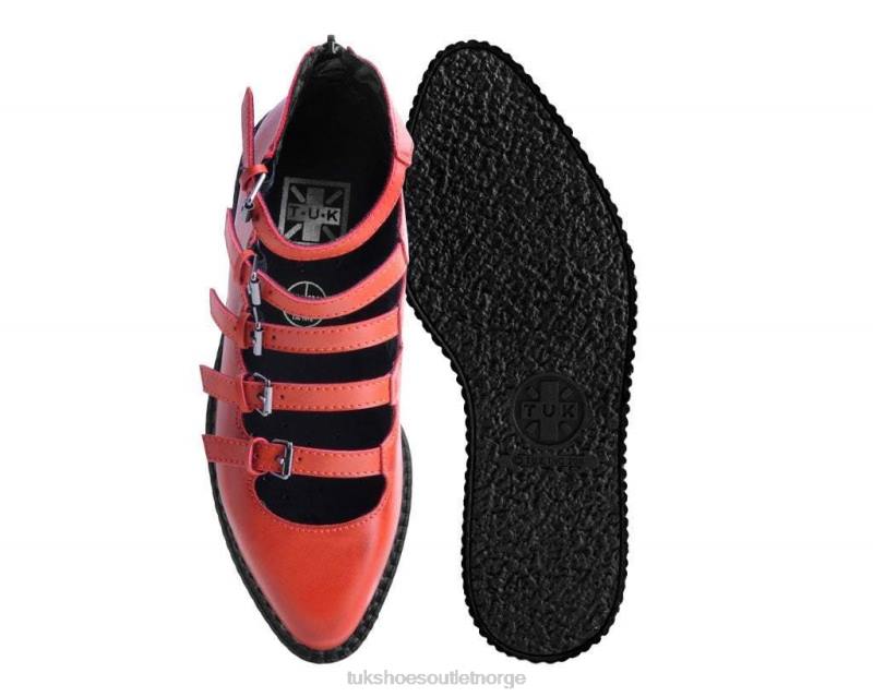 T.U.K. Footwear multi-reim spiss mary jane oransje fottøy kvinner 246X144