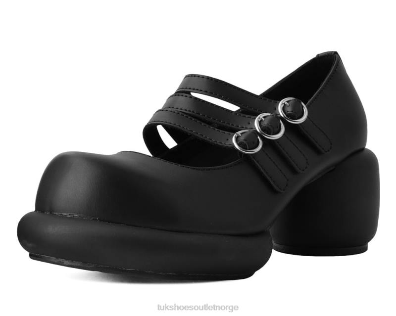 T.U.K. Footwear polert boble ii anarkisk Mary Jane svart fottøy kvinner 246X185