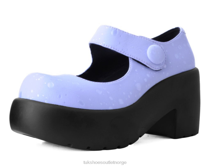 T.U.K. Footwear regndråpe boble mary jane lilla fottøy kvinner 246X88