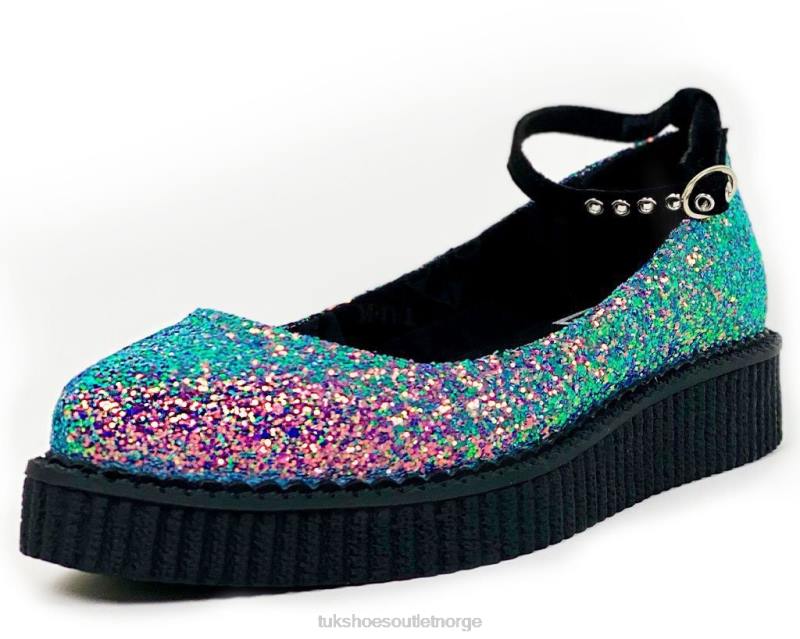T.U.K. Footwear spisse mary jane multiglitter fottøy kvinner 246X157