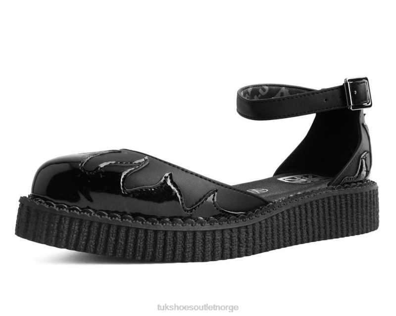 T.U.K. Footwear flammesandaler svart fottøy kvinner 246X182
