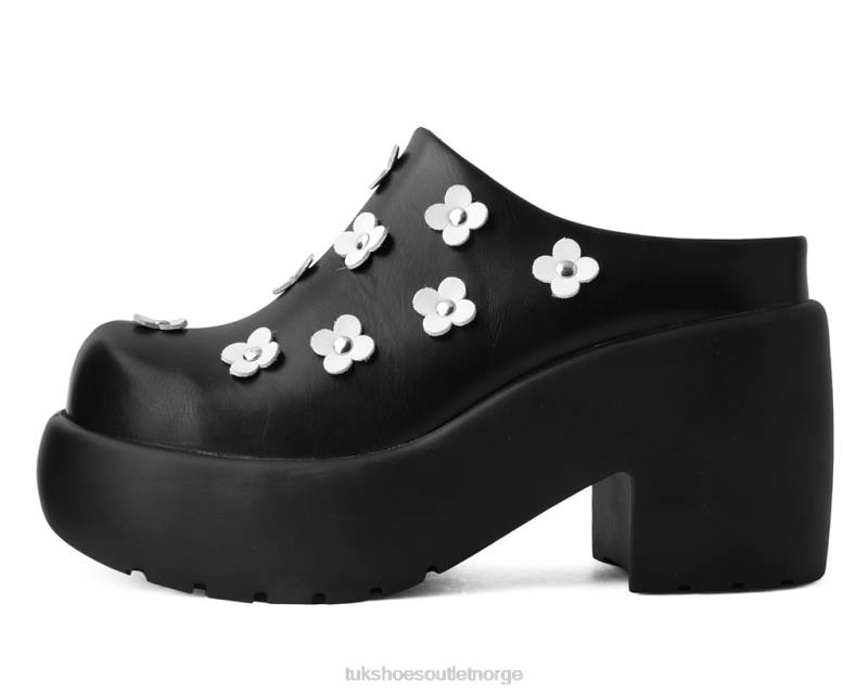 T.U.K. Footwear polert blomst anarkisk boble tette svart fottøy kvinner 246X276