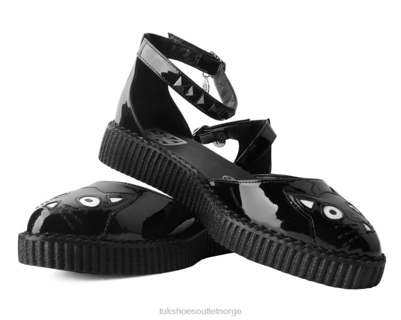 T.U.K. Footwear spiss pussandal svart fottøy kvinner 246X168