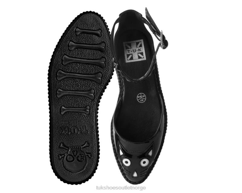 T.U.K. Footwear spiss pussandal svart fottøy kvinner 246X168
