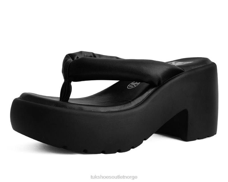 T.U.K. Footwear strappy boble hæl svart fottøy kvinner 246X312