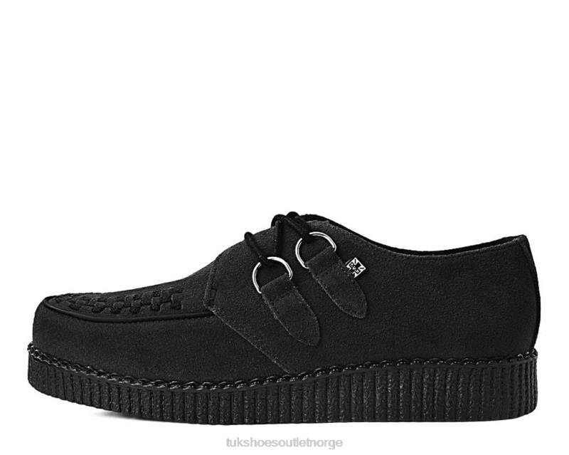 T.U.K. Footwear faux semsket viva lav creeper svart fottøy kvinner 246X68