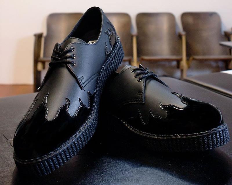 T.U.K. Footwear flammekryper svart fottøy kvinner 246X114
