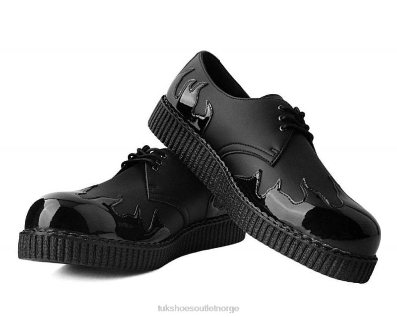 T.U.K. Footwear flammekryper svart fottøy kvinner 246X114
