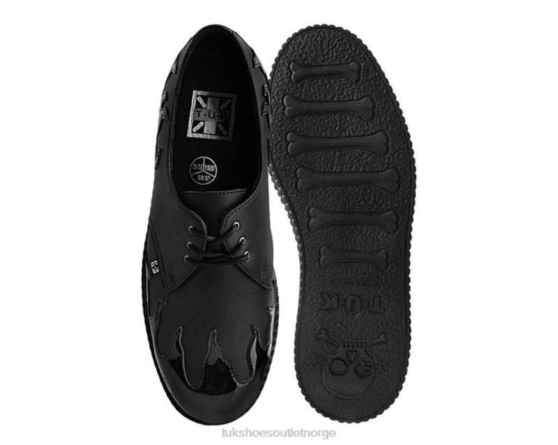 T.U.K. Footwear flammekryper svart fottøy kvinner 246X114