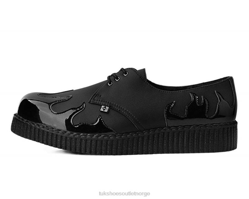 T.U.K. Footwear flammekryper svart fottøy kvinner 246X114