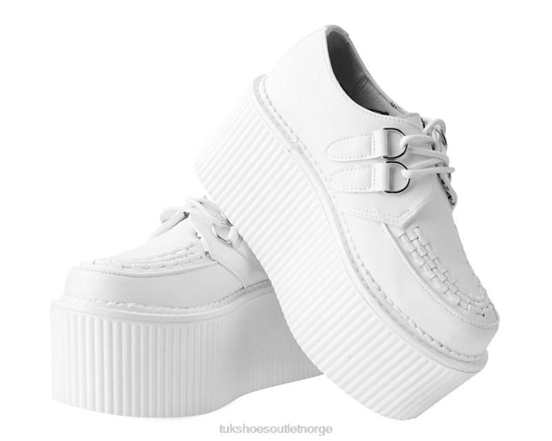 T.U.K. Footwear klassisk stratocreeper hvit fottøy kvinner 246X72