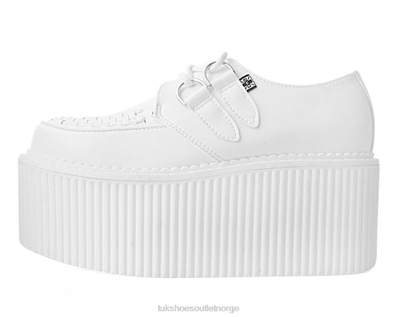 T.U.K. Footwear klassisk stratocreeper hvit fottøy kvinner 246X72
