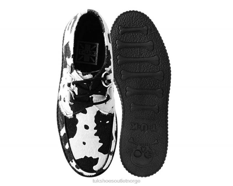 T.U.K. Footwear ku print viva mondo creeper svart hvit fottøy kvinner 246X129