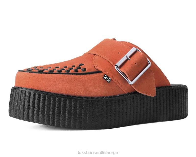 T.U.K. Footwear semsket creeper muldyr oransje fottøy kvinner 246X83