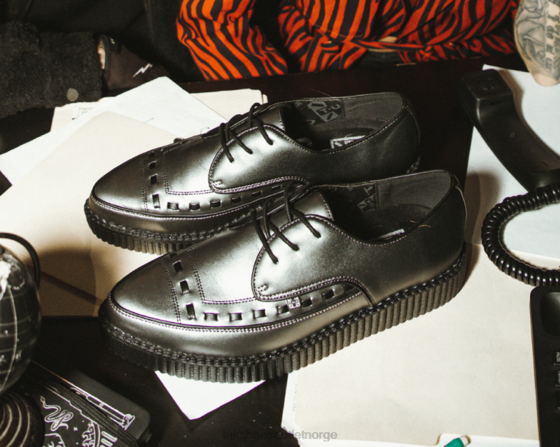 T.U.K. Footwear snøre kryper grå fottøy kvinner 246X117