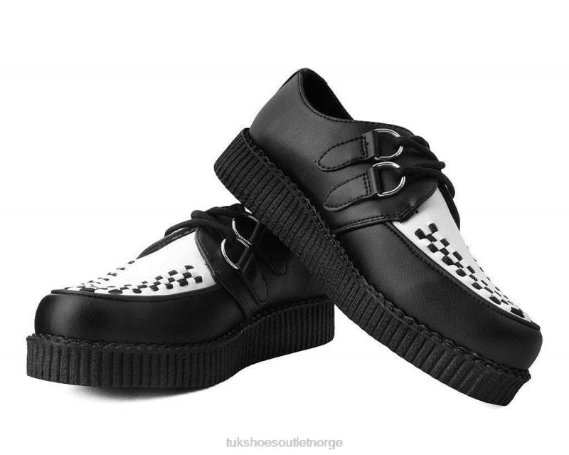 T.U.K. Footwear viva lav kryper svart hvit fottøy kvinner 246X65