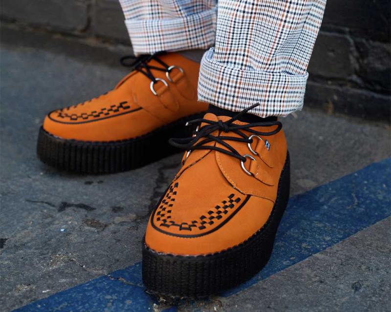 T.U.K. Footwear viva mondo creeper brent oransje fottøy kvinner 246X48