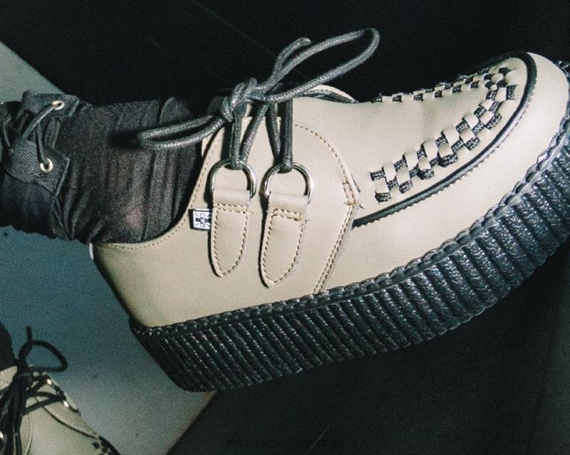 T.U.K. Footwear viva mondo creeper grumsete grønn fottøy kvinner 246X31