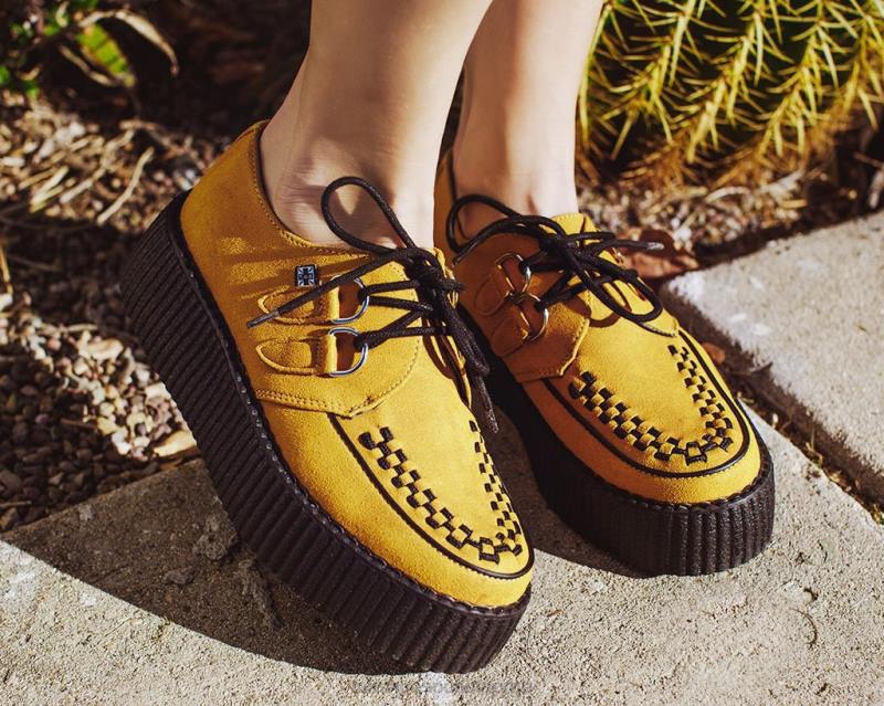 T.U.K. Footwear viva mondo creeper gul fottøy kvinner 246X47