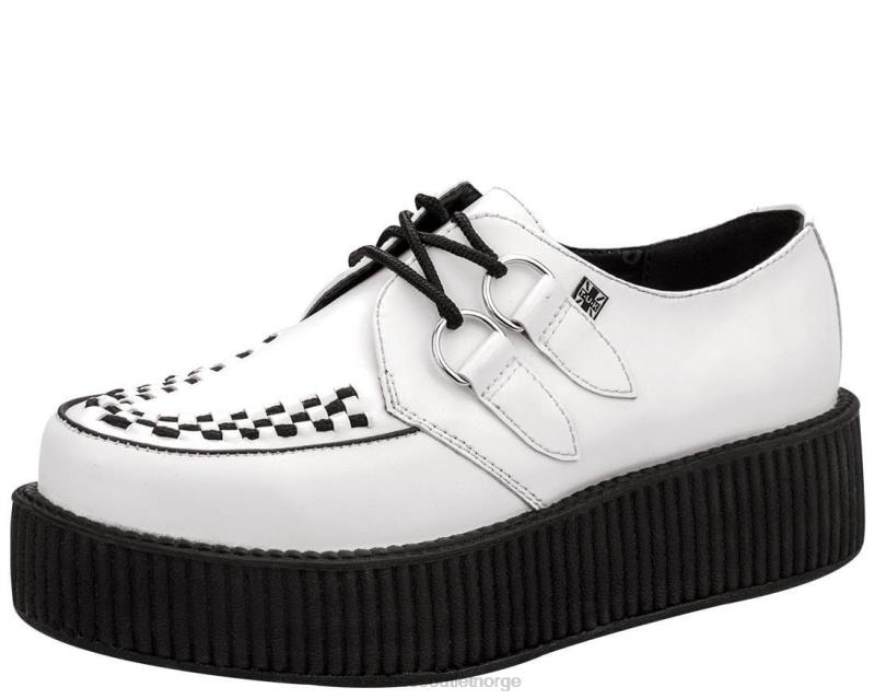T.U.K. Footwear viva mondo creeper i skinn hvit fottøy kvinner 246X28