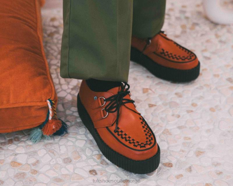 T.U.K. Footwear viva mondo creeper oransje fottøy kvinner 246X36