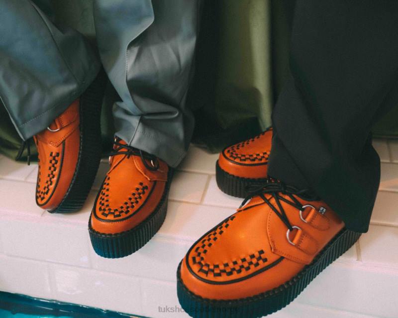 T.U.K. Footwear viva mondo creeper oransje fottøy kvinner 246X36