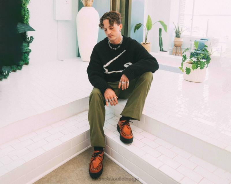 T.U.K. Footwear viva mondo creeper oransje fottøy kvinner 246X36