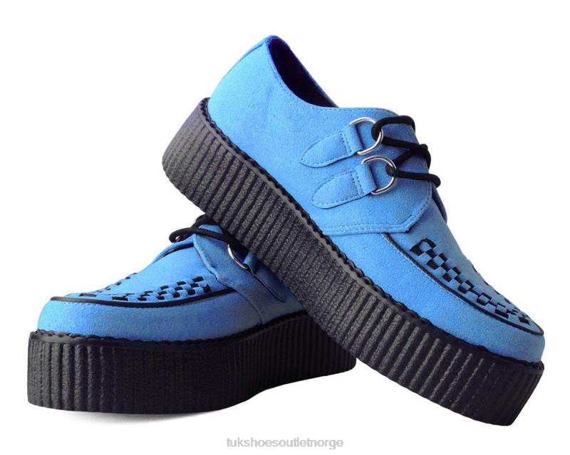 T.U.K. Footwear viva mondo creeper støvete blå fottøy kvinner 246X52