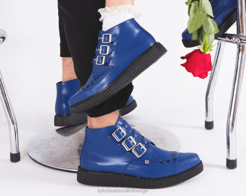 T.U.K. Footwear 3-spennes spiss slyngstøvel lazuli blå fottøy kvinner 246X60