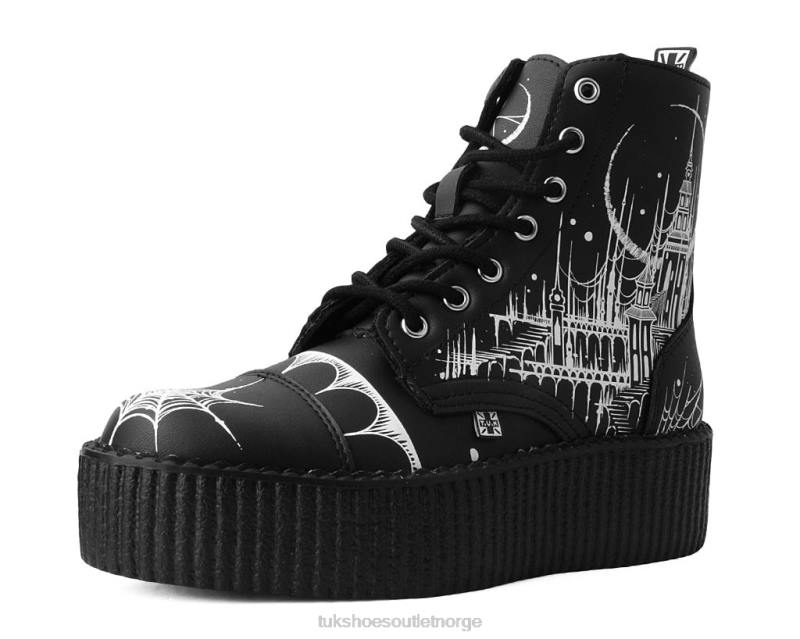 T.U.K. Footwear thomas støvel svart hvit fottøy kvinner 246X123