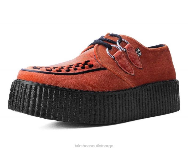 T.U.K. Footwear fløyel viva mondo creeper oransje fottøy menn 246X316