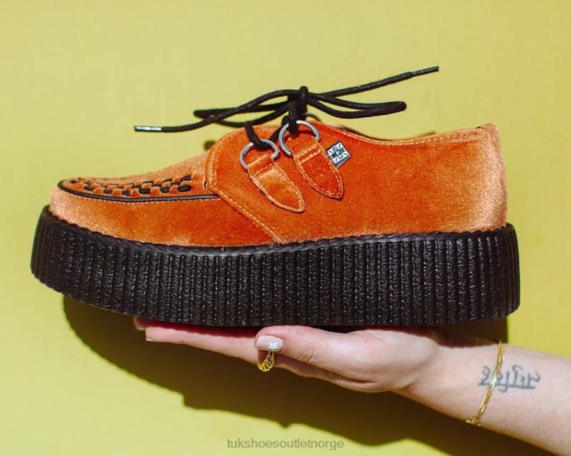 T.U.K. Footwear fløyel viva mondo creeper oransje fottøy menn 246X316