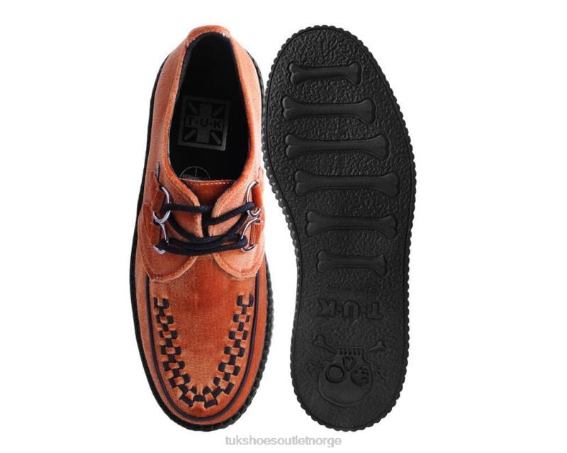 T.U.K. Footwear fløyel viva mondo creeper oransje fottøy menn 246X316