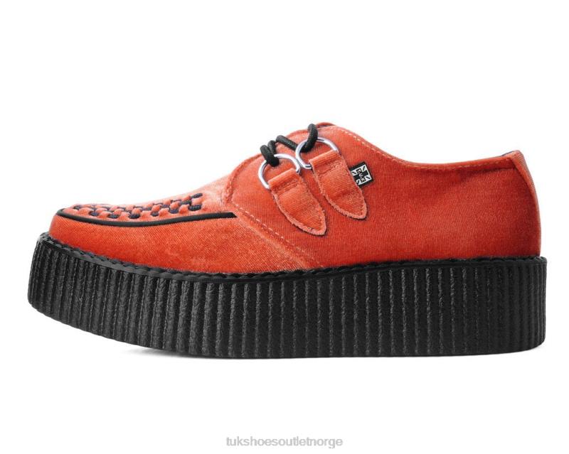 T.U.K. Footwear fløyel viva mondo creeper oransje fottøy menn 246X316